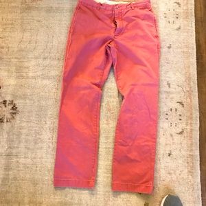 J Crew Men's broken in chinos.